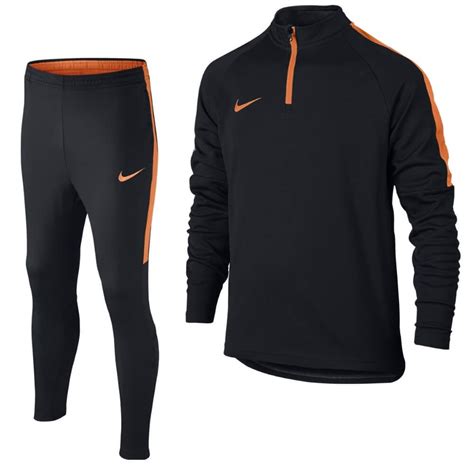 nike dry academy drill trainingspak zwart|Nike Dri.